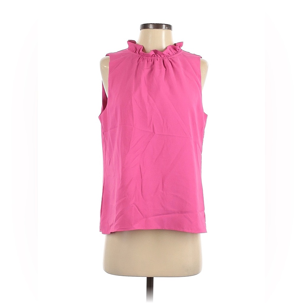 J. Crew Factory Pink Sleeveless Blouse